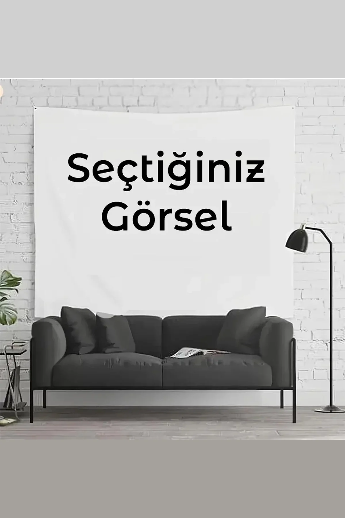 Promix Go Kişiye İsme Özel Duvar Tablosu Halısı Dijital Baskılı Premium Kumaş Ofis Salon Duvar Matı Flaması