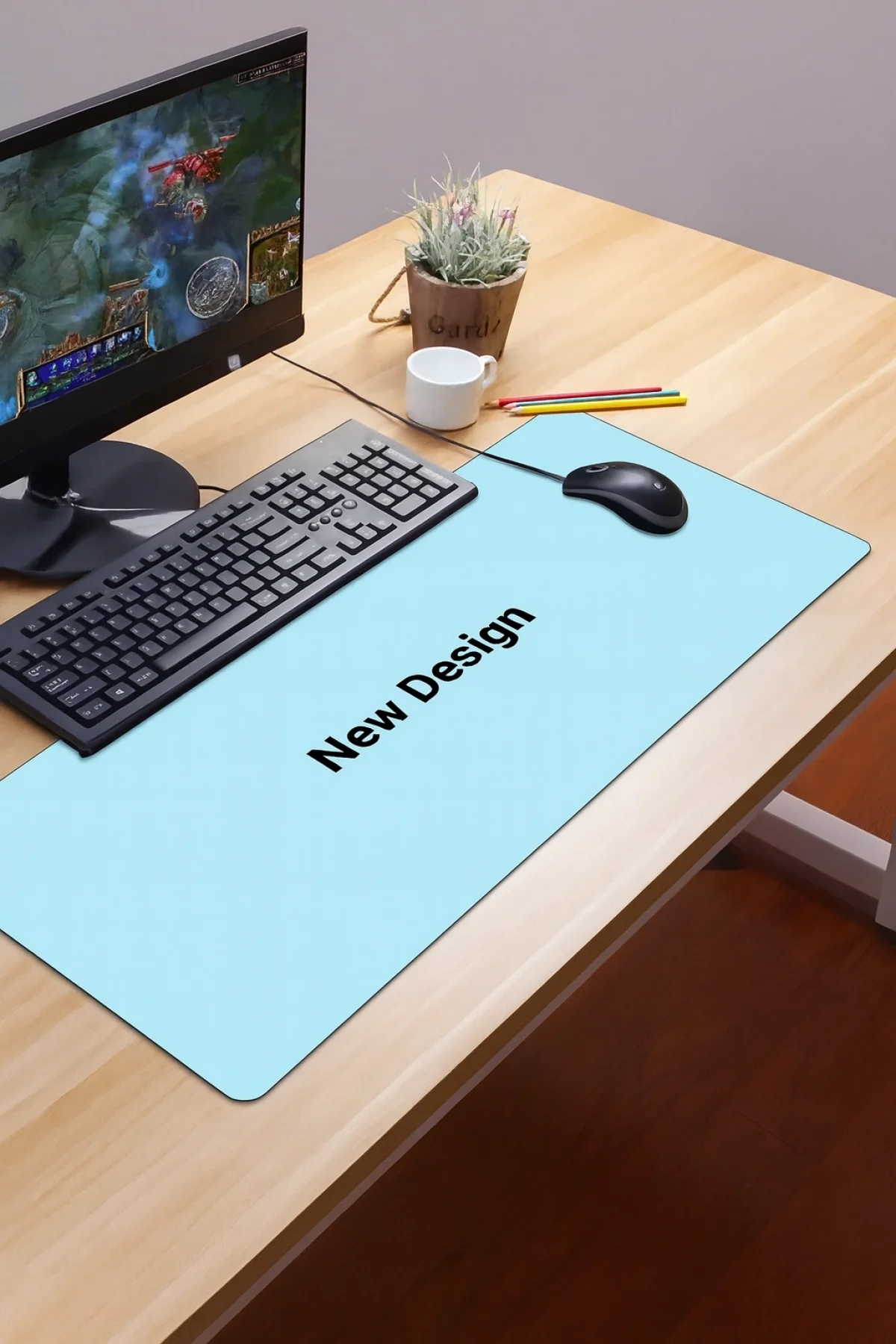 Promix Go Kişiye veya Firmaya Özel Tasarım Private Label New Design Klavye Mouse Pad 32x70cm