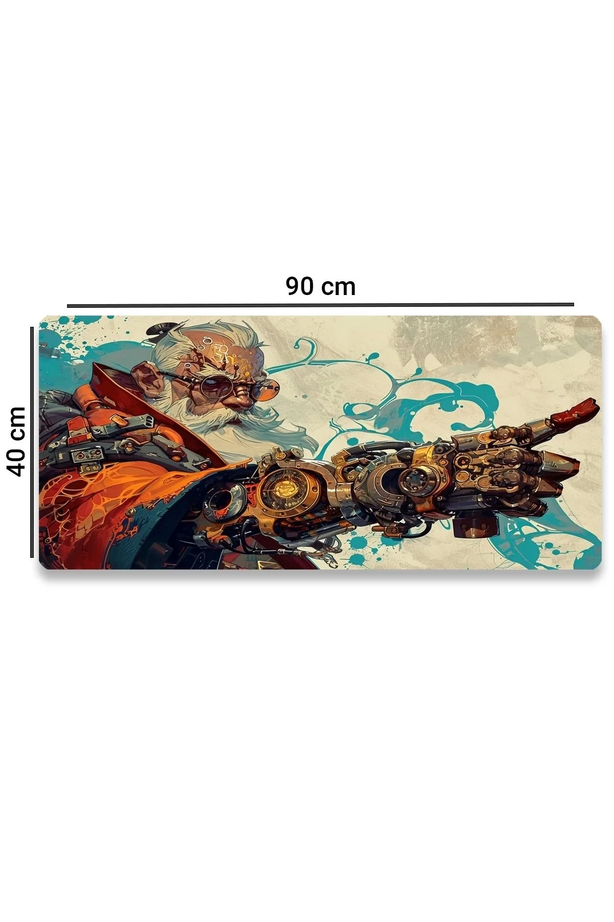 SonicTouch UltraGrand Cyberpunk Kaptan Xxl Klavye Mouse Pad 40x90Cm