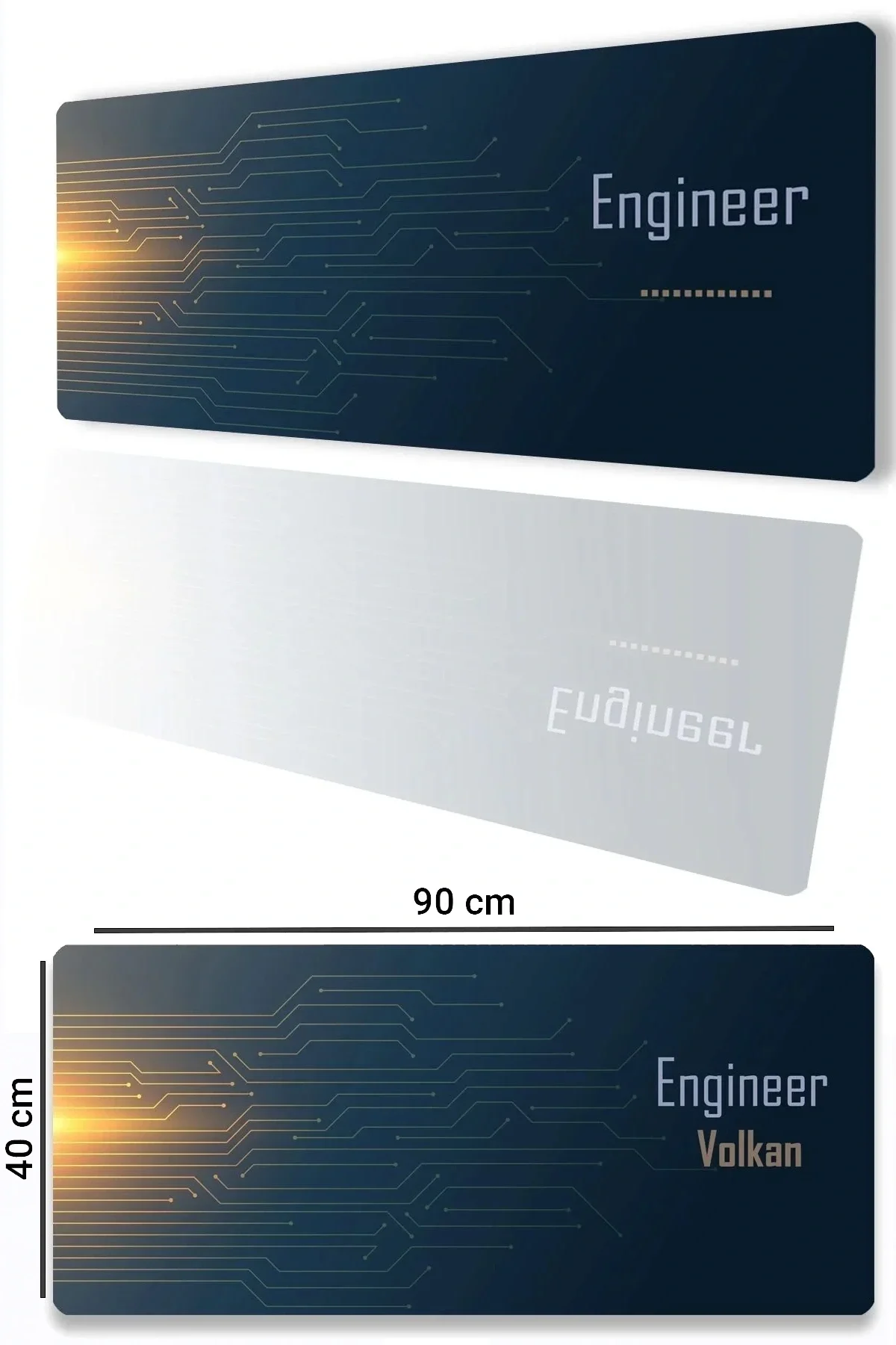 SonicTouch UltraGrand Kişiye, İsme Özel Engineer Xxl Mühendis Klavye Mouse Pad 40x90Cm