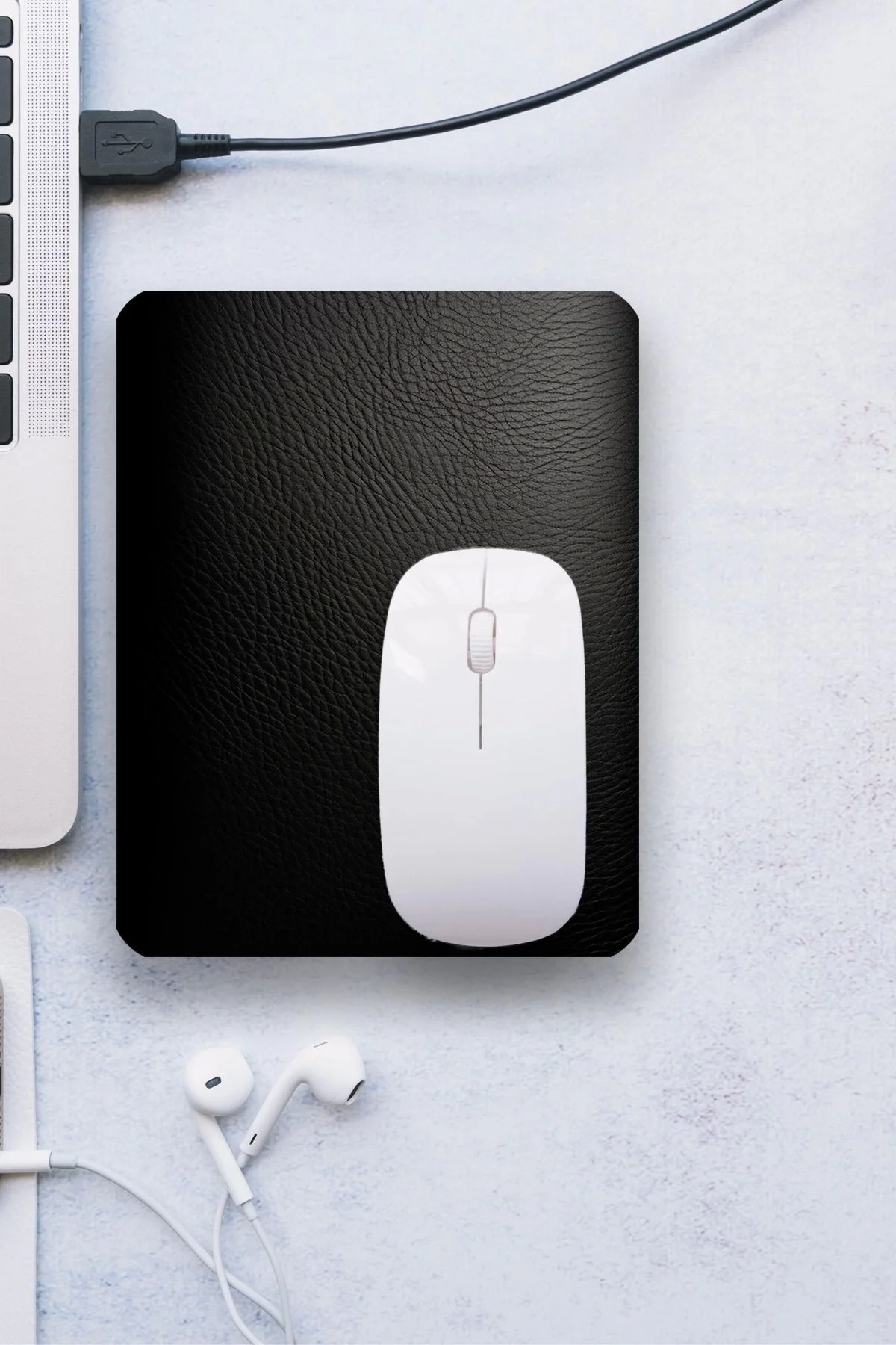 SonicTouch UltraGrand Model Siyah Pürüzsüz Dikişsiz Xxl Gaming Oyuncu Masaüstü Mouse Pad 25x30Cm