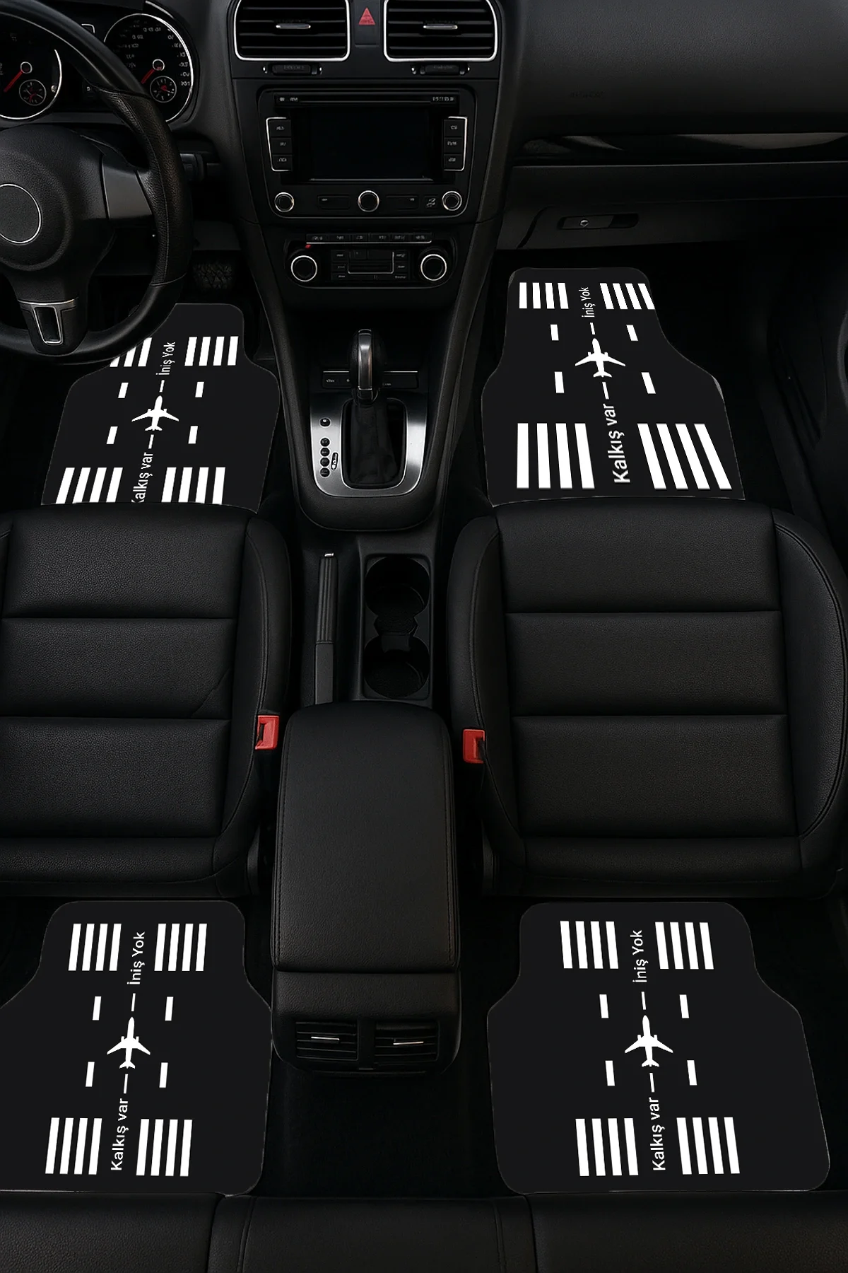 SonicTouch Universal Oto Araba Paspası Takımı Dijital Baskılı Her Araca Uyumlu Yıkanabilir 22OPD251102