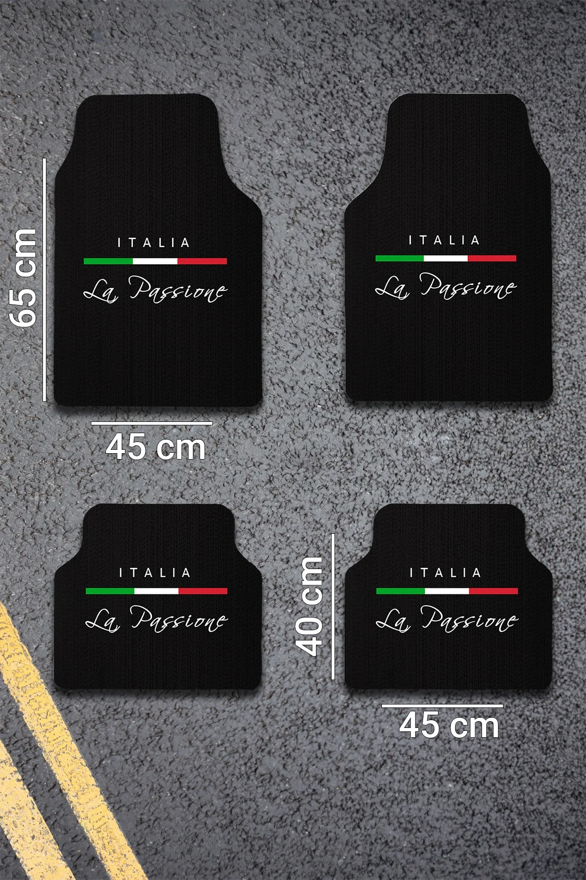 SonicTouch Universal Oto Araba Paspası Takımı Dijital Baskılı Her Araca Uyumlu Yıkanabilir 22OPD251103