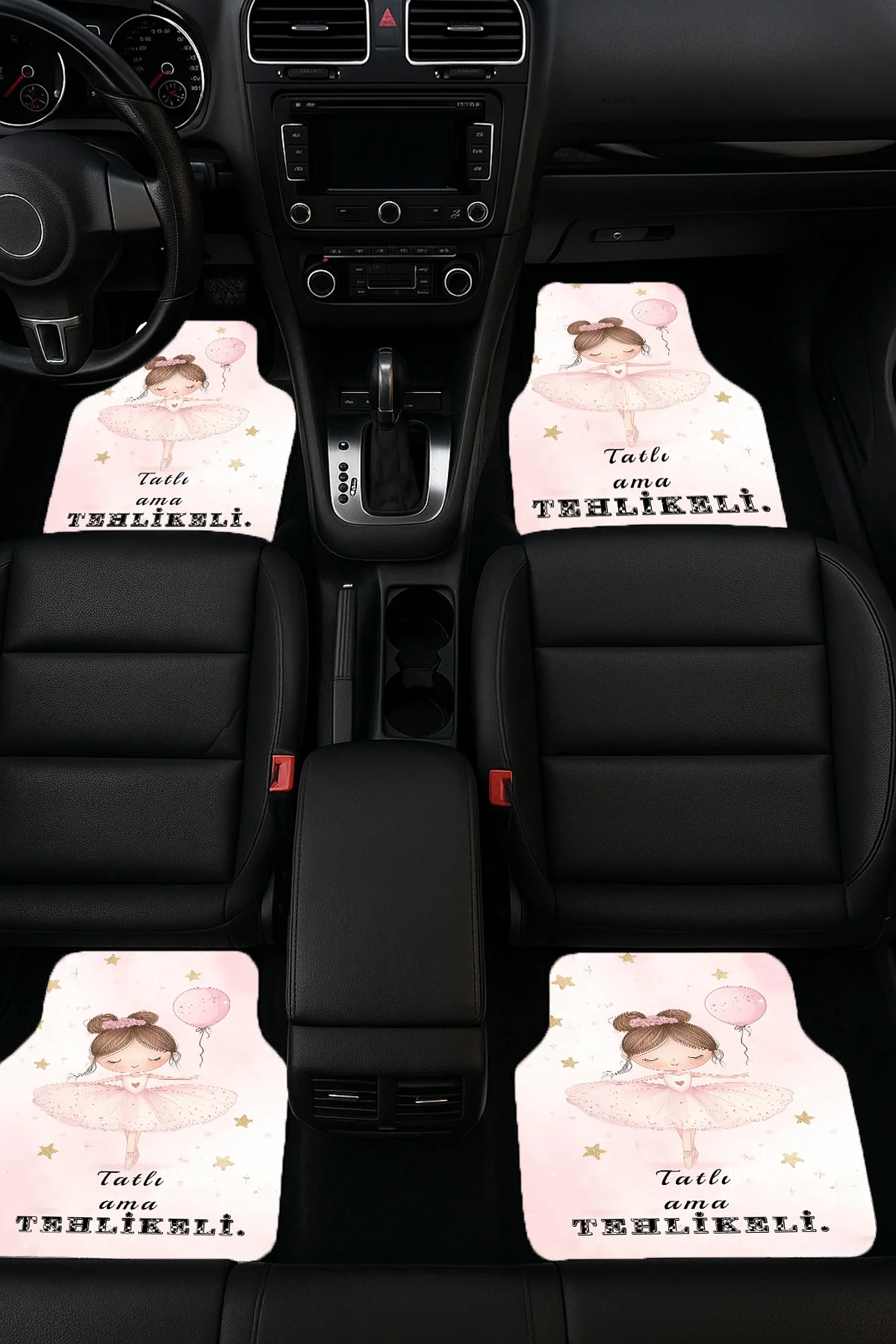 SonicTouch Universal Oto Araba Paspası Takımı Dijital Baskılı Her Araca Uyumlu Yıkanabilir 22OPD251104