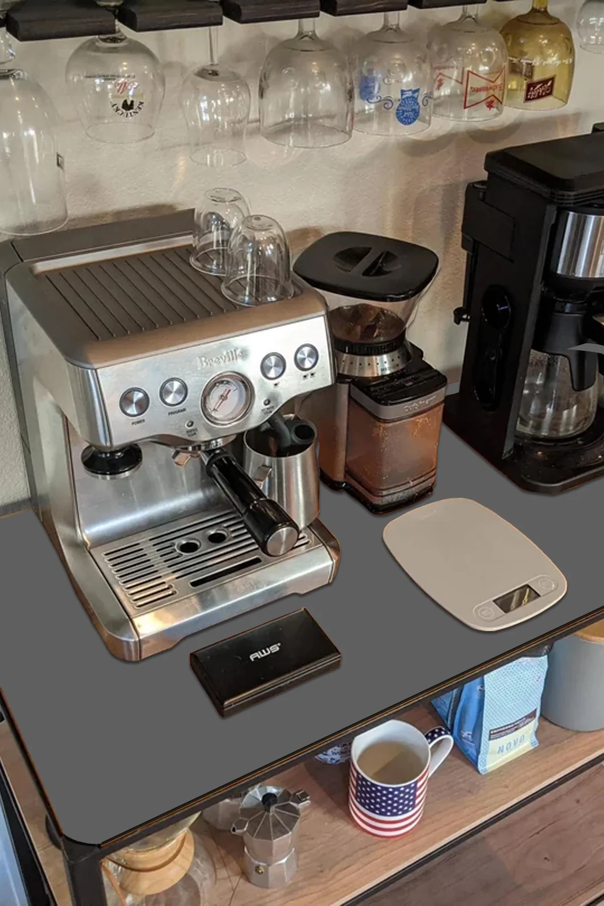 Valerine Life Barista Matı Sıvı Geçirmez Büyük Boy XXL Kahve Barı Espresso Kahve Makinesi Pad 40x90cm 27241219
