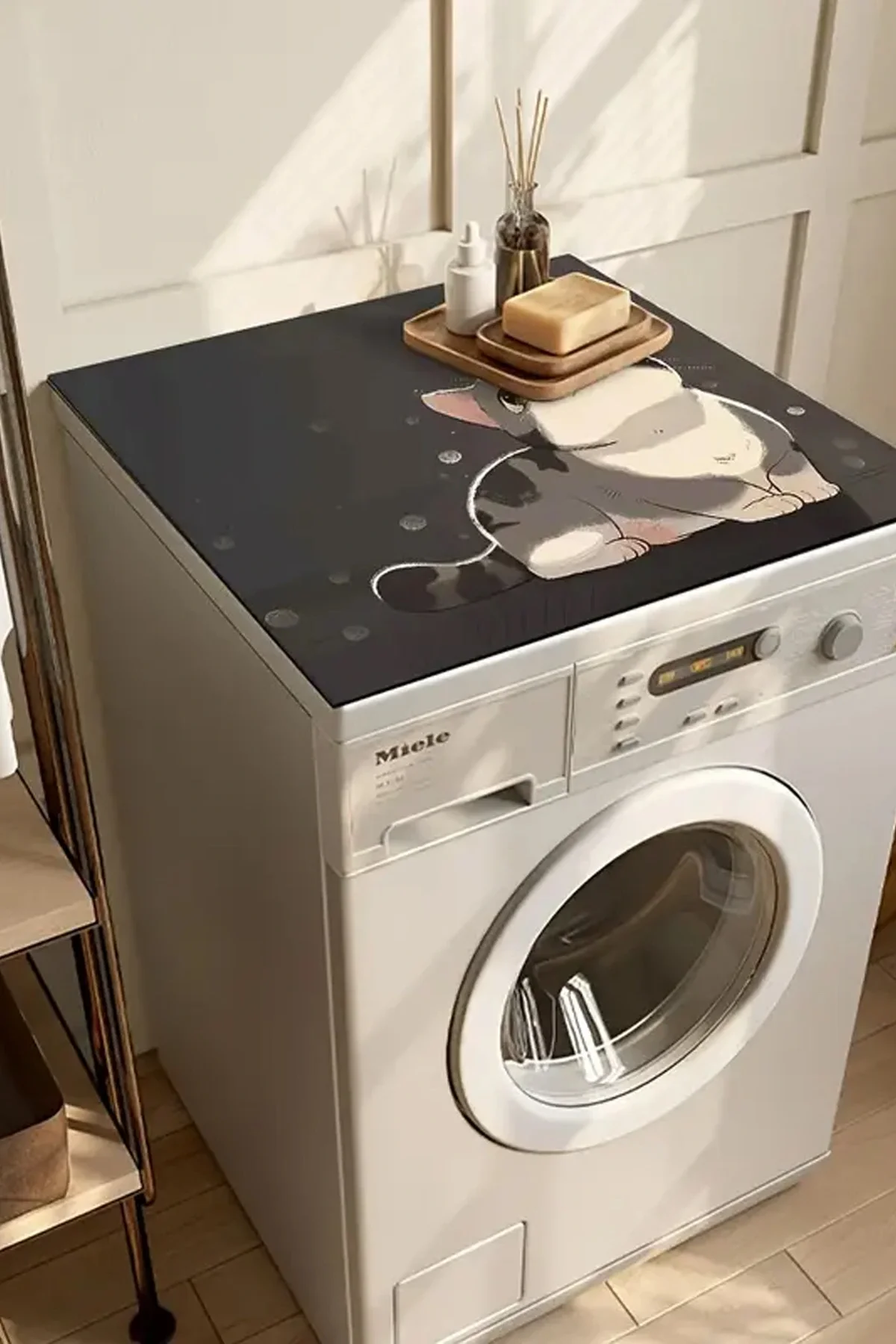 Valerine Life Çamaşır ve Kurutma Makinesi Üstü Düzenleyici Matı Örtüsü Kaymaz Sıvı Geçirmez 27CMD251020