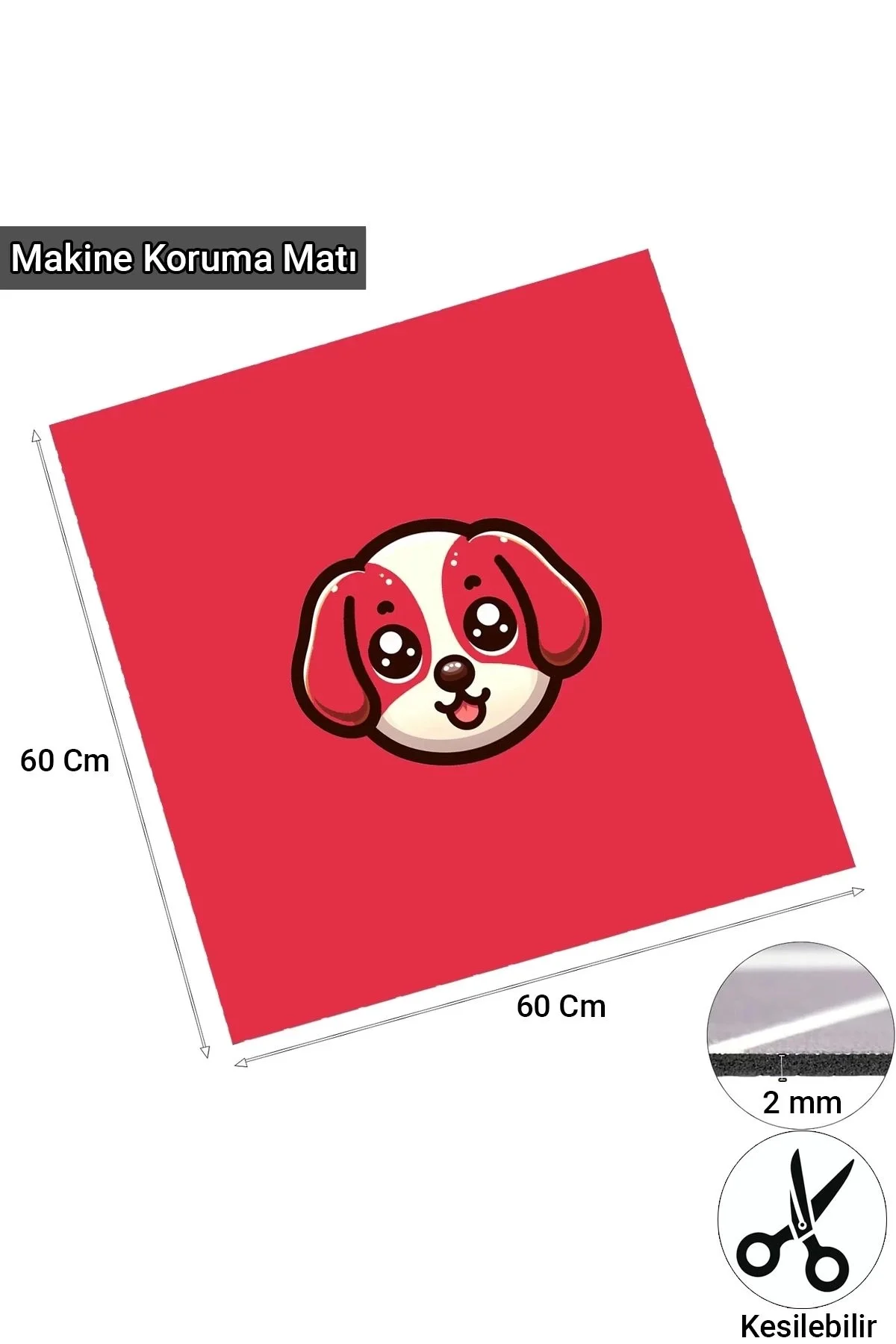 Valerine Life Çamaşır ve Kurutma Makinesi Üstü Düzenleyici Matı Örtüsü Kaymaz Sıvı Geçirmez 27CMD240605