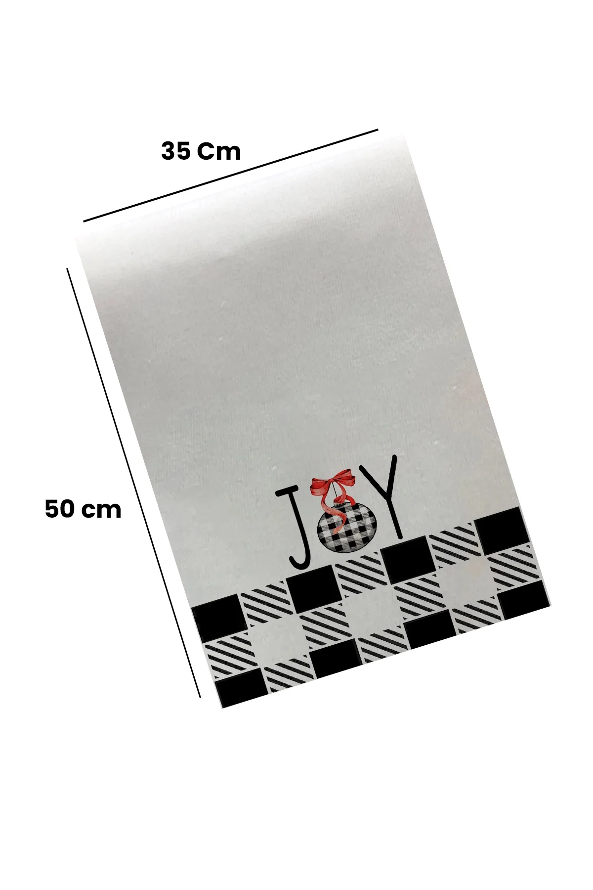 Valerine Life Noel Toplu Mutfak Kurulama Fırın Beyaz El Havlusu %100 Pamuklu 35x50cm 2 Adet