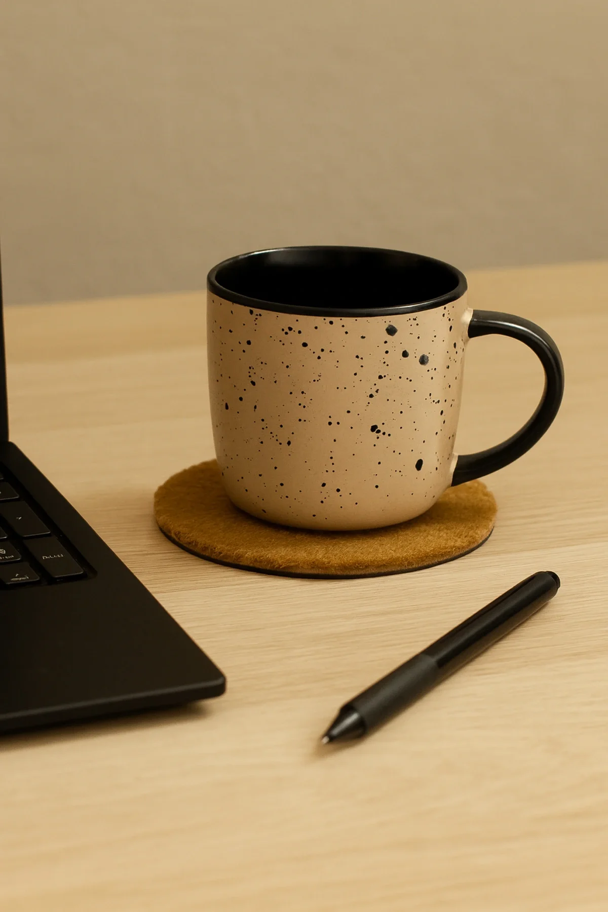 Valerine Life Ev Ofis Çay Fincan Bardak Altlığı 10x10cm Kaymaz 6lı Velür Doku Kum Beji Coaster Seti