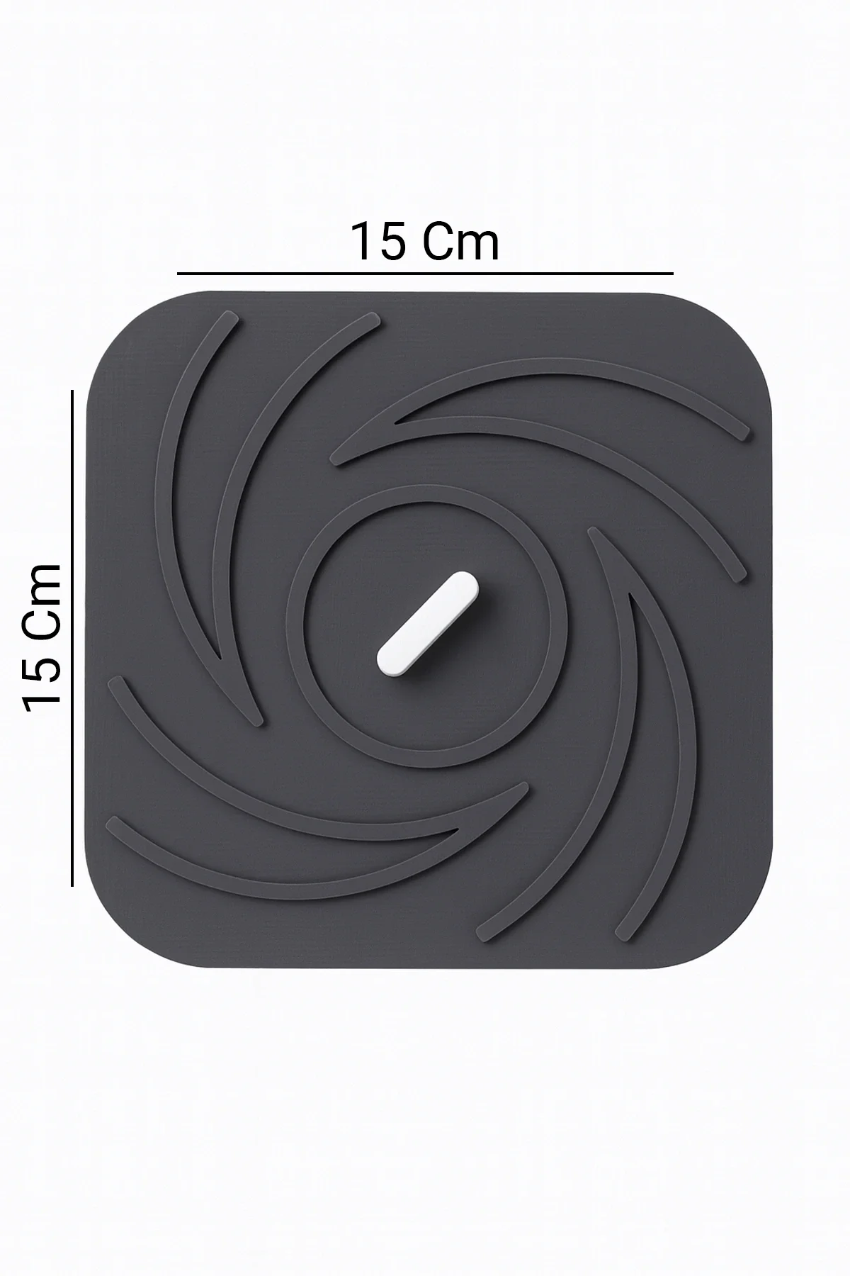 Valerine Life Gider Koku Önleyici Kaymaz Silikon Mat Banyo Mutfak Balkon Lavabo Su Gider Tıpası Kapağı