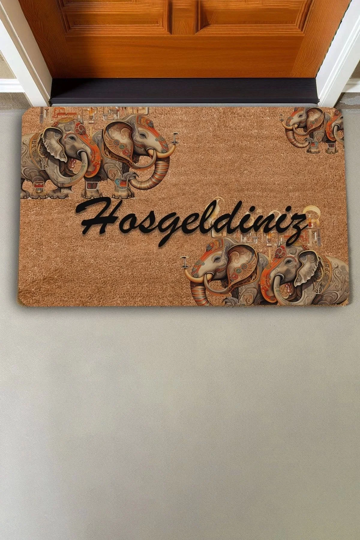 Valerine Life Hint Bereket Filleri Hoş Geldiniz Kapı Önü Paspası 45x70cm