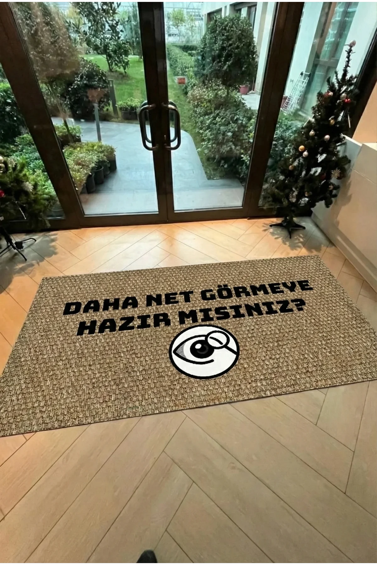 Valerine Life isme Kişiye Firmaya Özel Dijital Baskılı Hoş Geldiniz Dükkan Önü İşyeri Kapı Önü Paspası 50x90cm