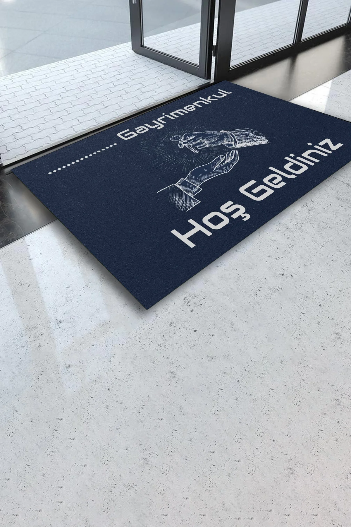 Valerine Life isme Kişiye Firmaya Özel Emlakçı Gayrimenkul Kapı Önü Paspası Klavye Mouse Pad Bardak Altlığı Seti