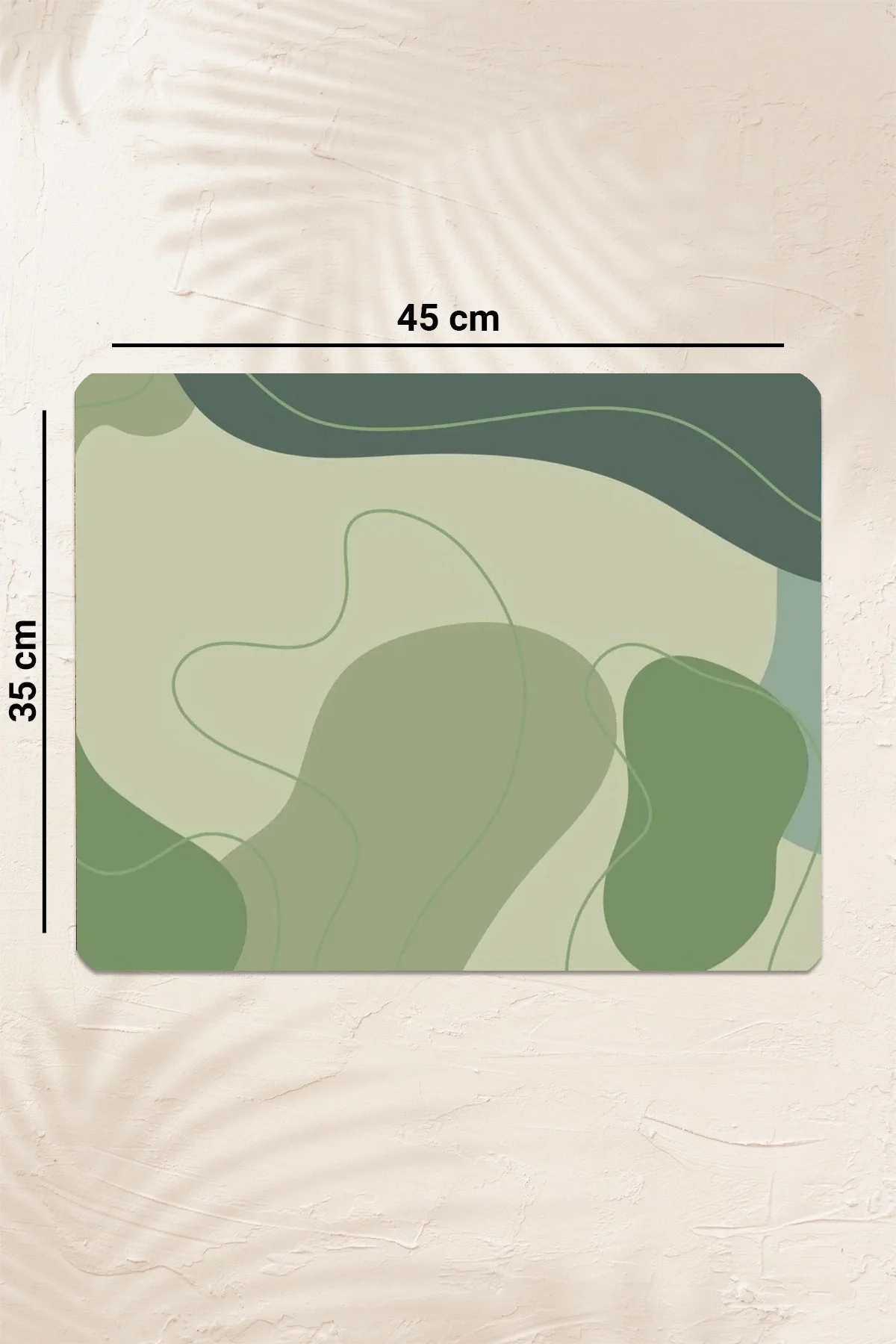 Valerine Life Kahve Makinesi Matı Sıvı Geçirmez Kaymaz Yıkanır Çaycı Çay Espresso Makinesi Pad 35x45cm 27KHD241230