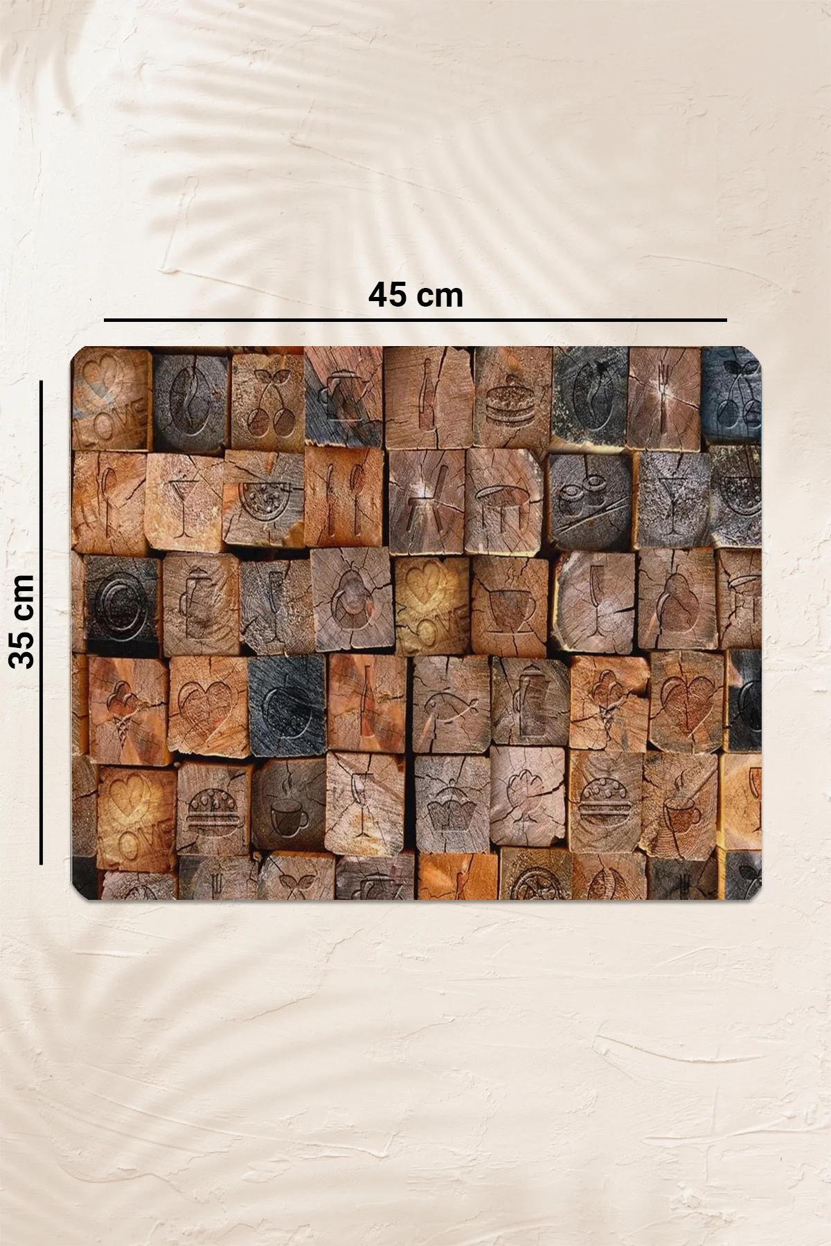 Valerine Life Kahve Makinesi Matı Sıvı Geçirmez Kaymaz Yıkanır Çaycı Çay Espresso Makinesi Pad 35x45cm 27KHD250203