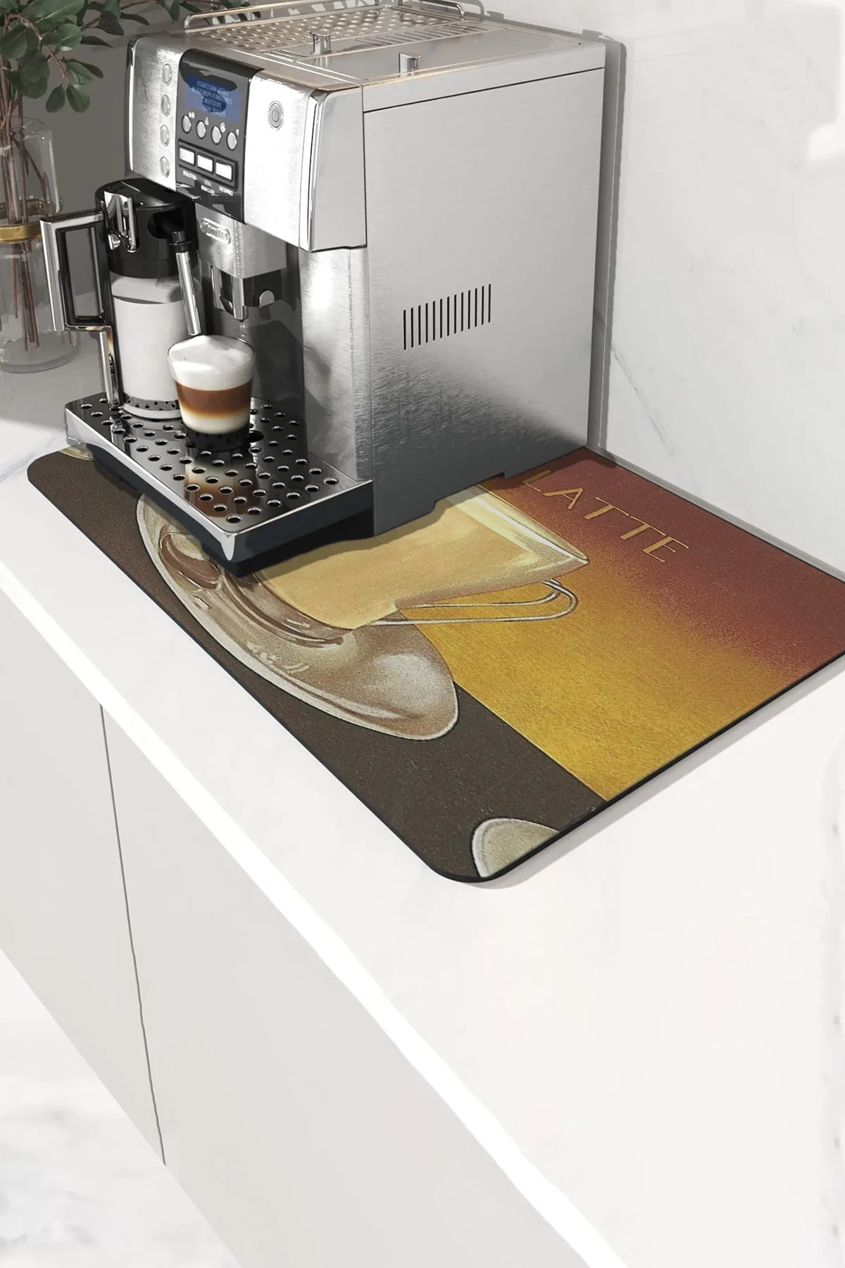 Valerine Life Kahve Makinesi Matı Sıvı Geçirmez Kaymaz Yıkanır Çaycı Çay Espresso Makinesi Pad 35x45cm 27KHD250211