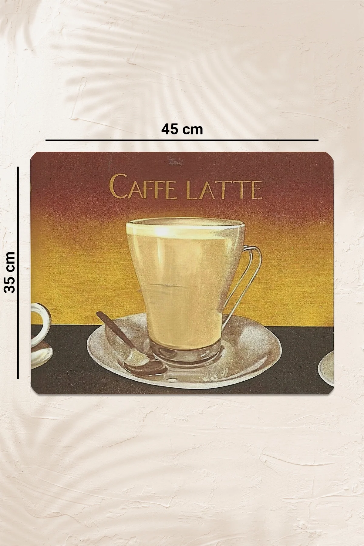 Valerine Life Kahve Makinesi Matı Sıvı Geçirmez Kaymaz Yıkanır Çaycı Çay Espresso Makinesi Pad 35x45cm 27KHD250211