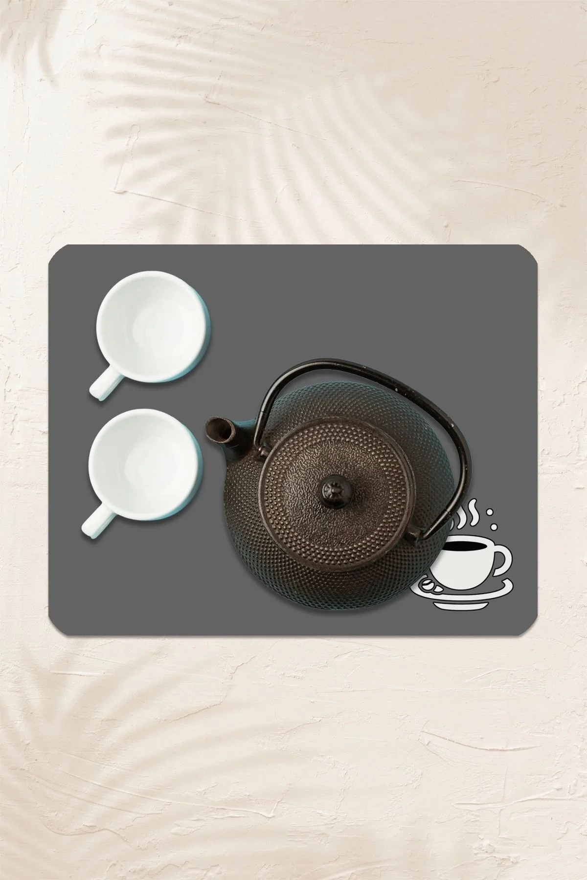 Valerine Life Kahve Makinesi Matı Su Geçirmez Kaymaz Yıkanabilir Çaycı, Çay Espresso Makinesi Pad 35x45cm 27KHD240111