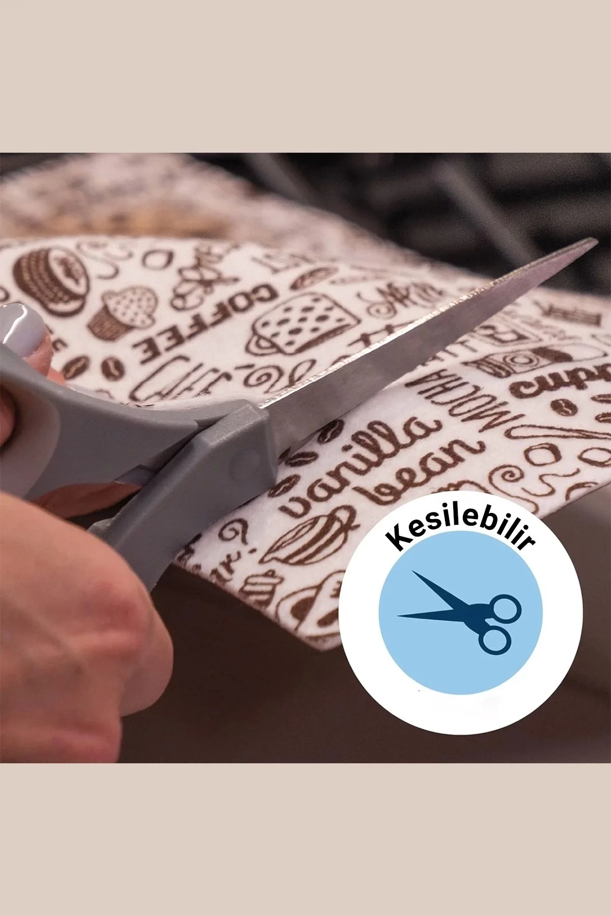 Valerine Life Kahve Makinesi Matı Su Geçirmez Kaymaz Yıkanabilir Çaycı, Çay Espresso Makinesi Pad 35x45cm 27KHD240105