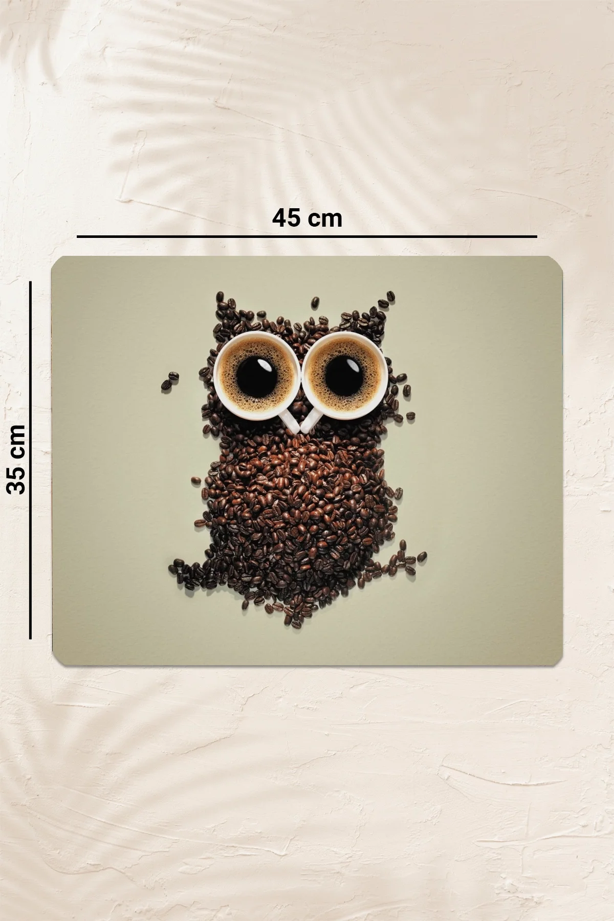 Valerine Life Kahve Makinesi Matı Sıvı Geçirmez Kaymaz Yıkanır Çaycı Çay Espresso Makinesi Pad 35x45cm 27KHD241226