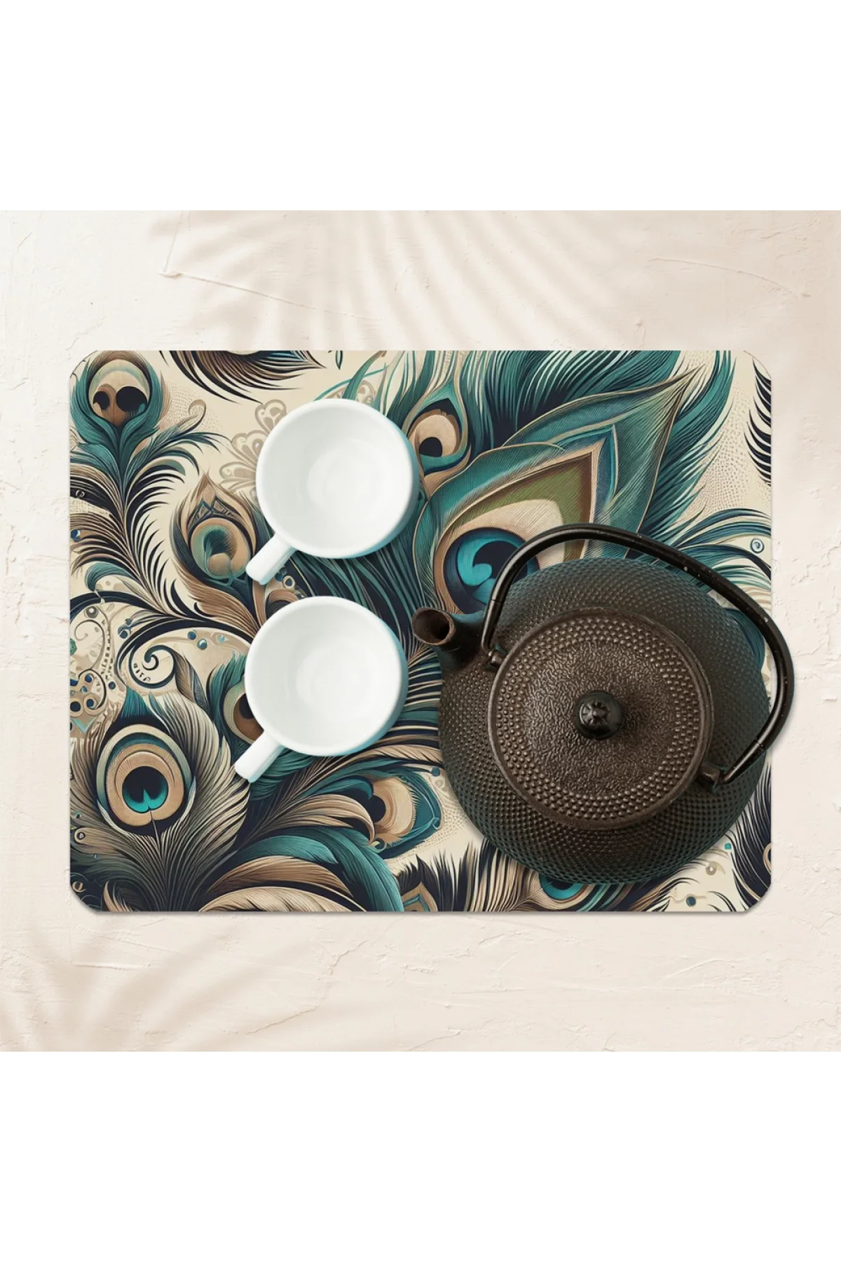 Valerine Life Kahve Makinesi Matı Su Geçirmez Kaymaz Yıkanabilir Çaycı, Çay Espresso Makinesi Pad 35x45cm 27KHD240112