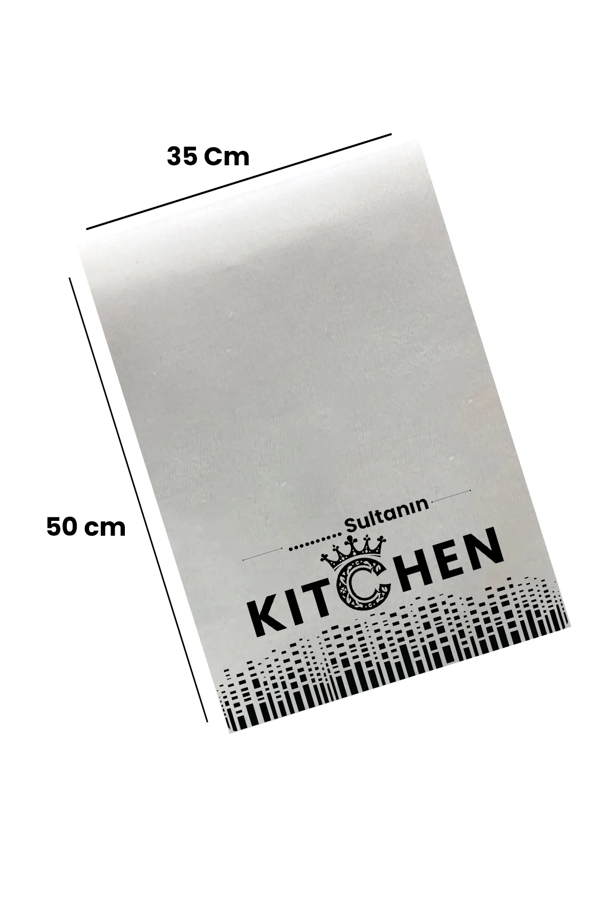 Valerine Life Kişiye İsme Özel Sultanın Kitchen Mutfak Kurulama ve Fırın Beyaz El Havlusu %100 Pamuklu 35x50cm