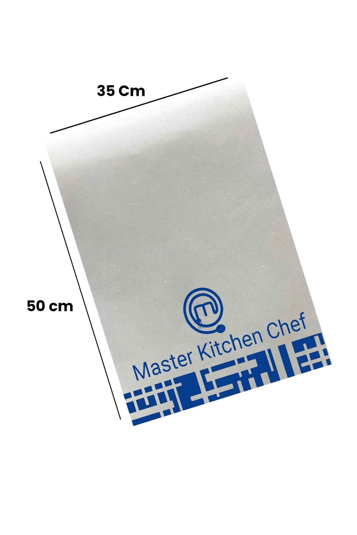 Valerine Life Master Kitchen Chef Mavi Mutfak Kurulama Fırın Beyaz El Havlusu %100 Pamuklu 35x50cm 2 Adet
