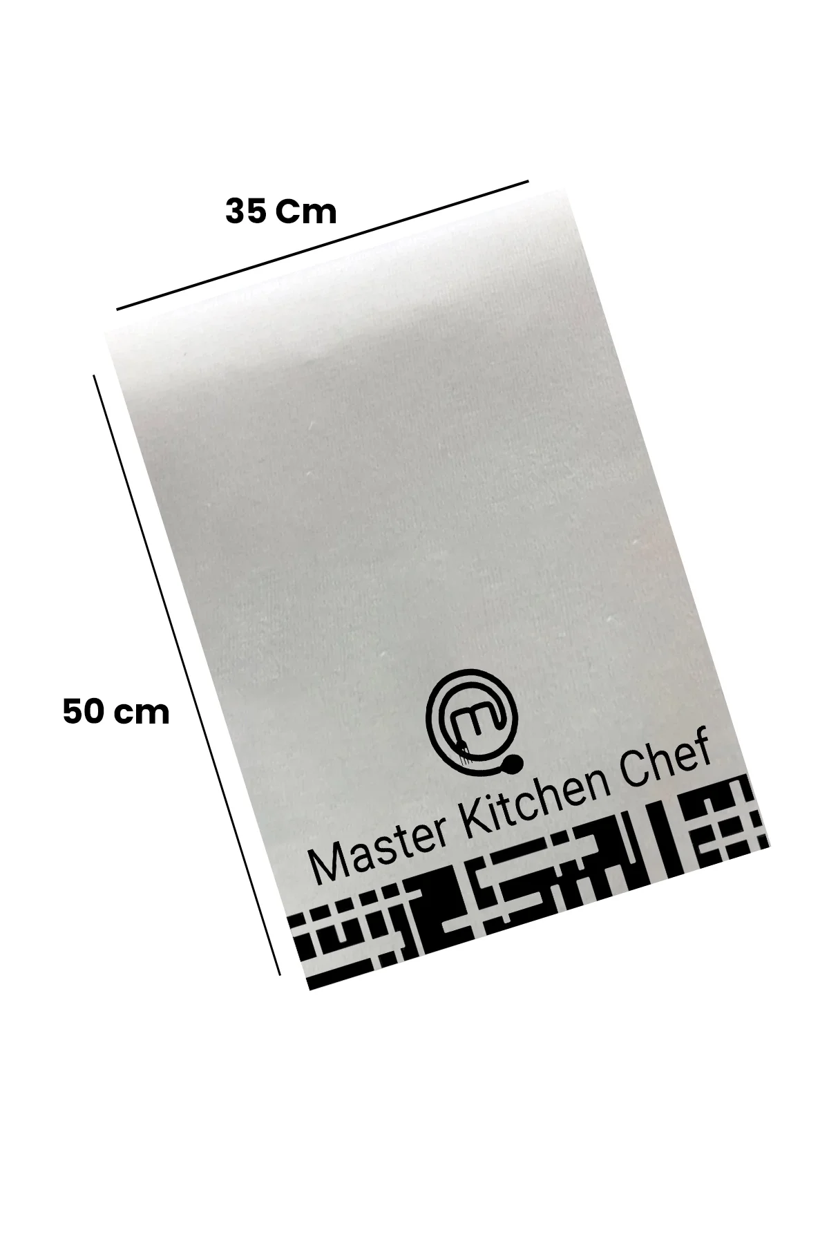 Valerine Life Master Kitchen Chef Siyah Mutfak Kurulama Fırın Beyaz El Havlusu %100 Pamuklu 35x50cm 2 Adet