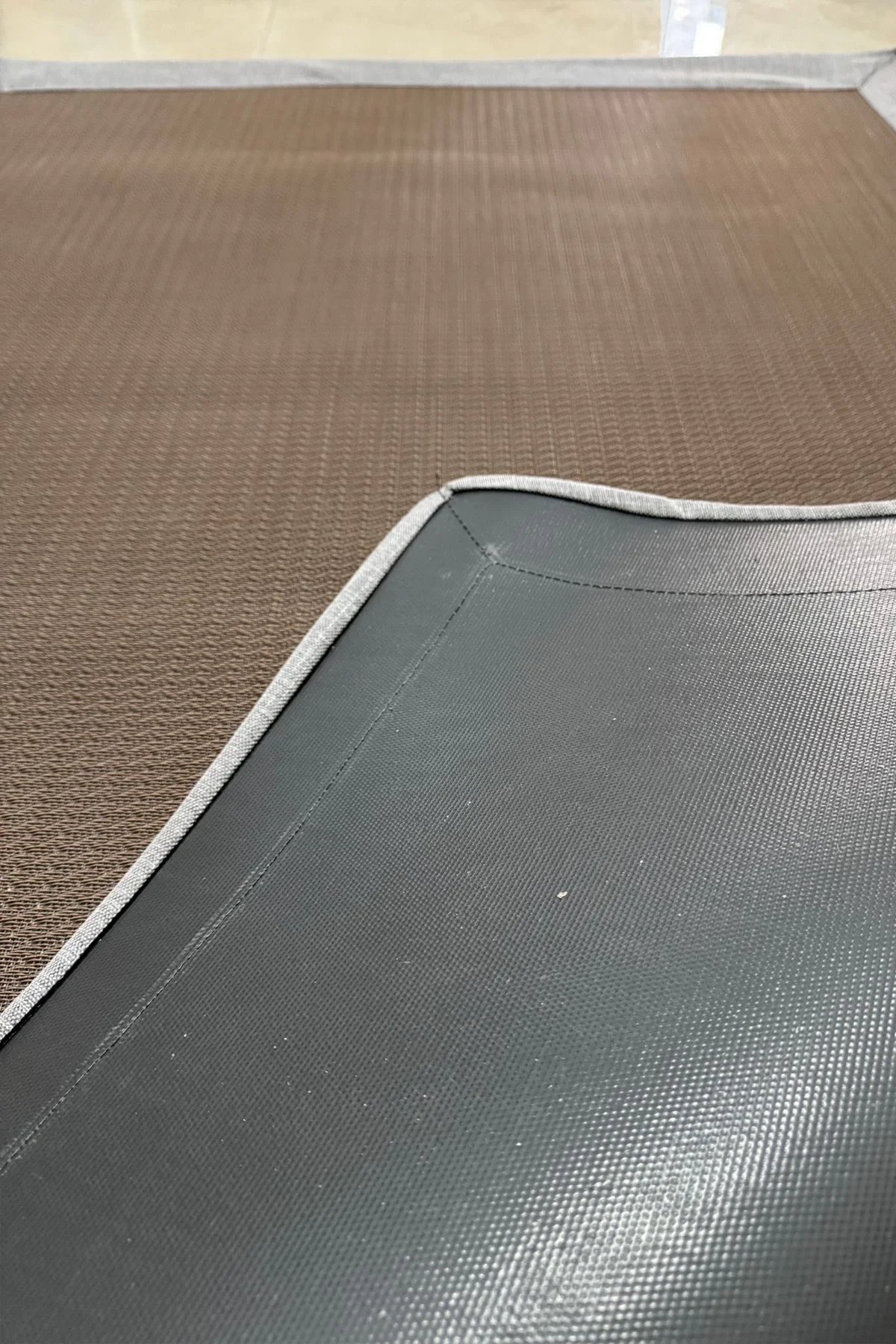 Valerine Life Örgü Vinil Mutfak Bahçe Balkon Banyo Zemin Döşeme Matı Vinyl Kitchen Floor Mat İç, Dış Mekan Halısı