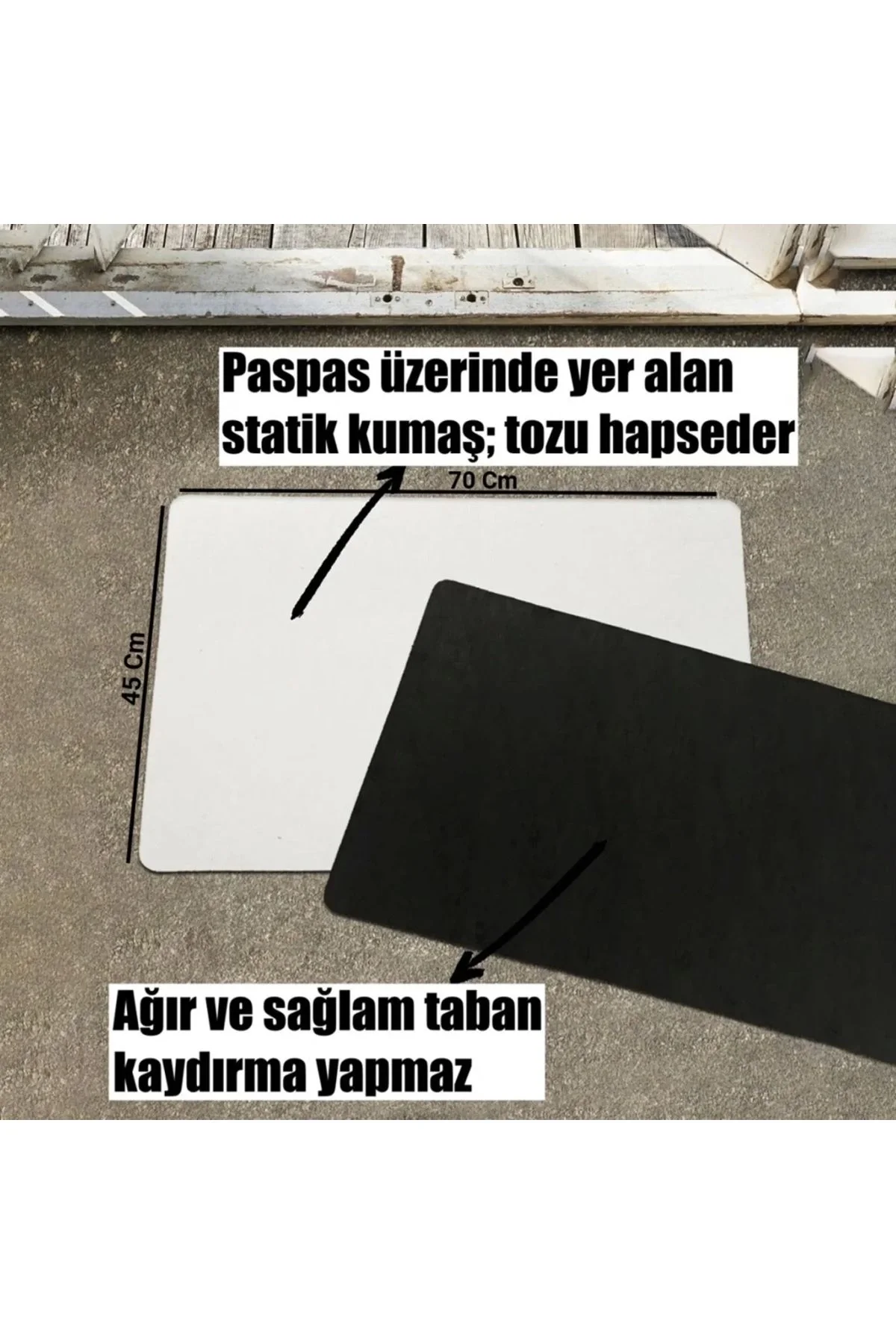 Valerine Life Pars Kedisi Welcome Hoş Geldiniz Kapı Önü Paspası 45x70cm