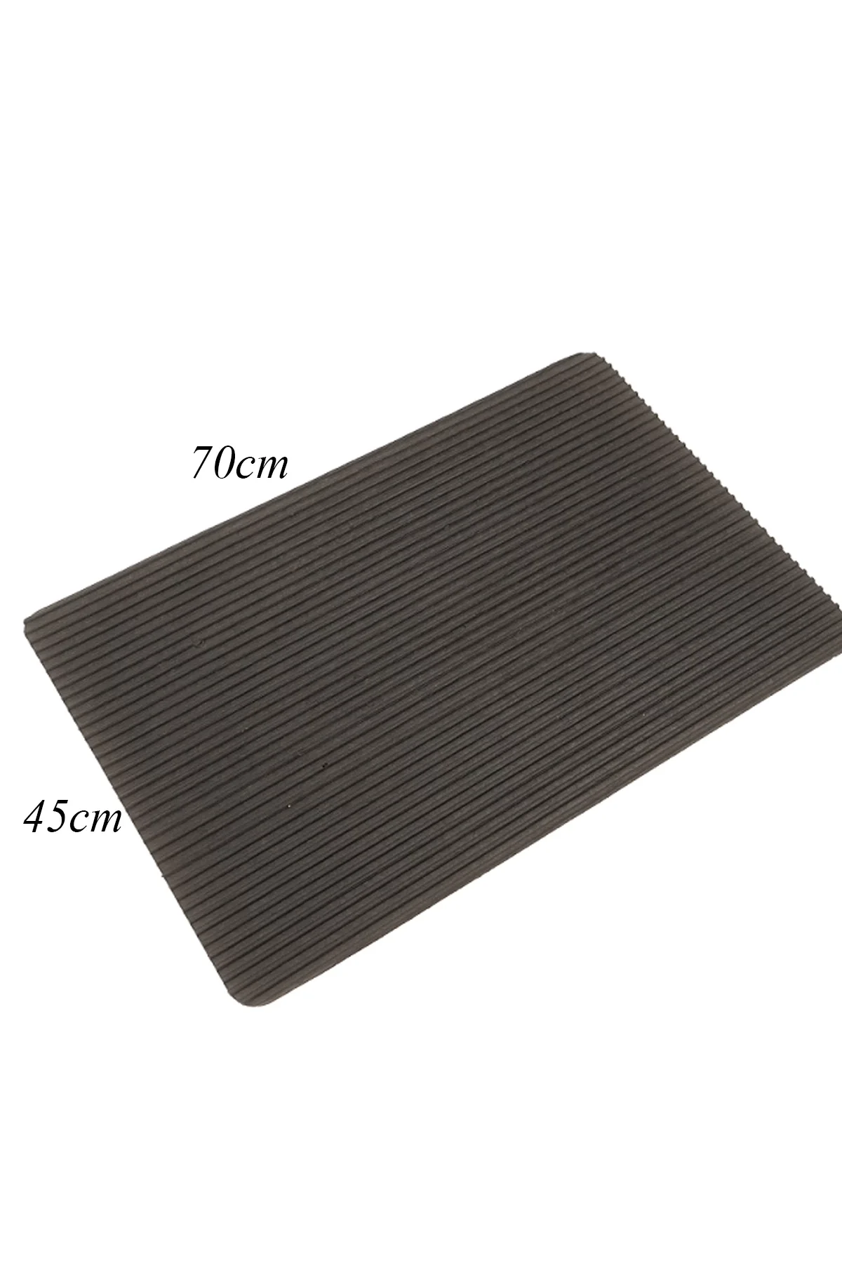 Valerine Life Derin Oluklu Ayakkabı Temizlik Çizgili Welcome Hoş Geldiniz Kapı Önü Paspası 45x70cm