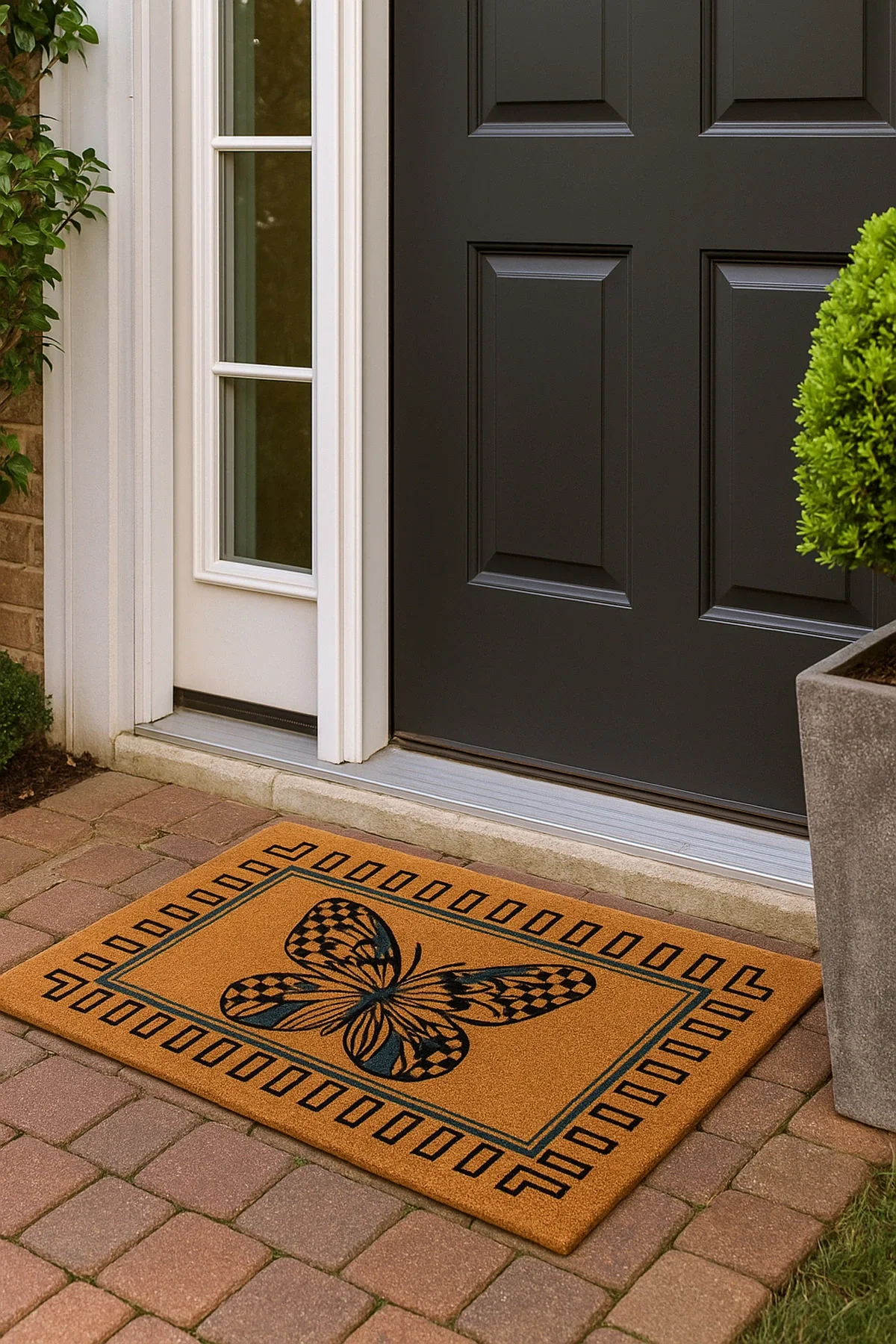 Valerine Life Velür Coco Dokulu Welcome Hoş Geldiniz Kapı Önü Dış Mekan Paspası 45x70cm 27YCM260102