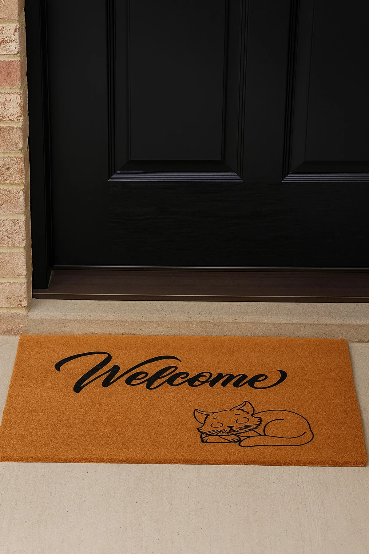 Valerine Life Velür Coco Dokulu Welcome Hoş Geldiniz Kapı Önü Dış Mekan Paspası 45x70cm 27YCM260107