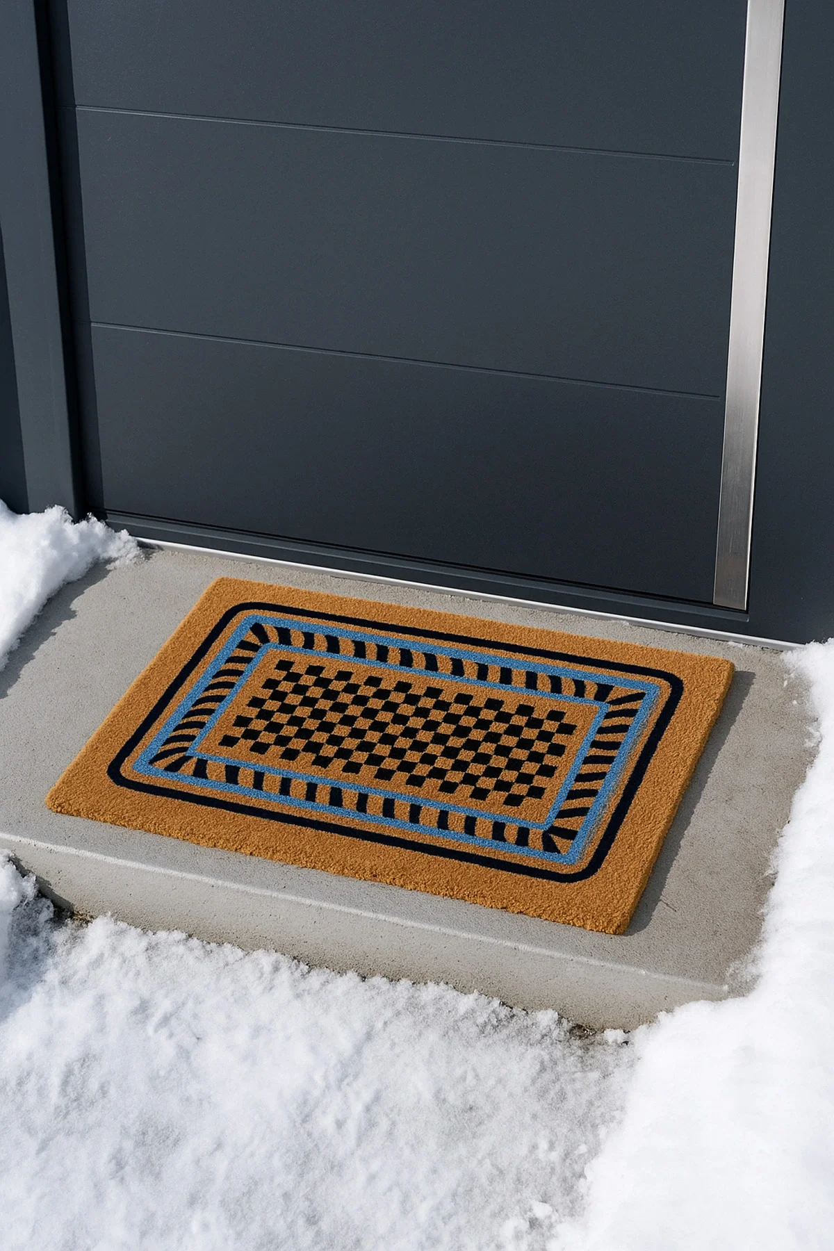 Valerine Life Velür Coco Dokulu Welcome Hoş Geldiniz Kapı Önü Dış Mekan Paspası 45x70cm 27YCM260113