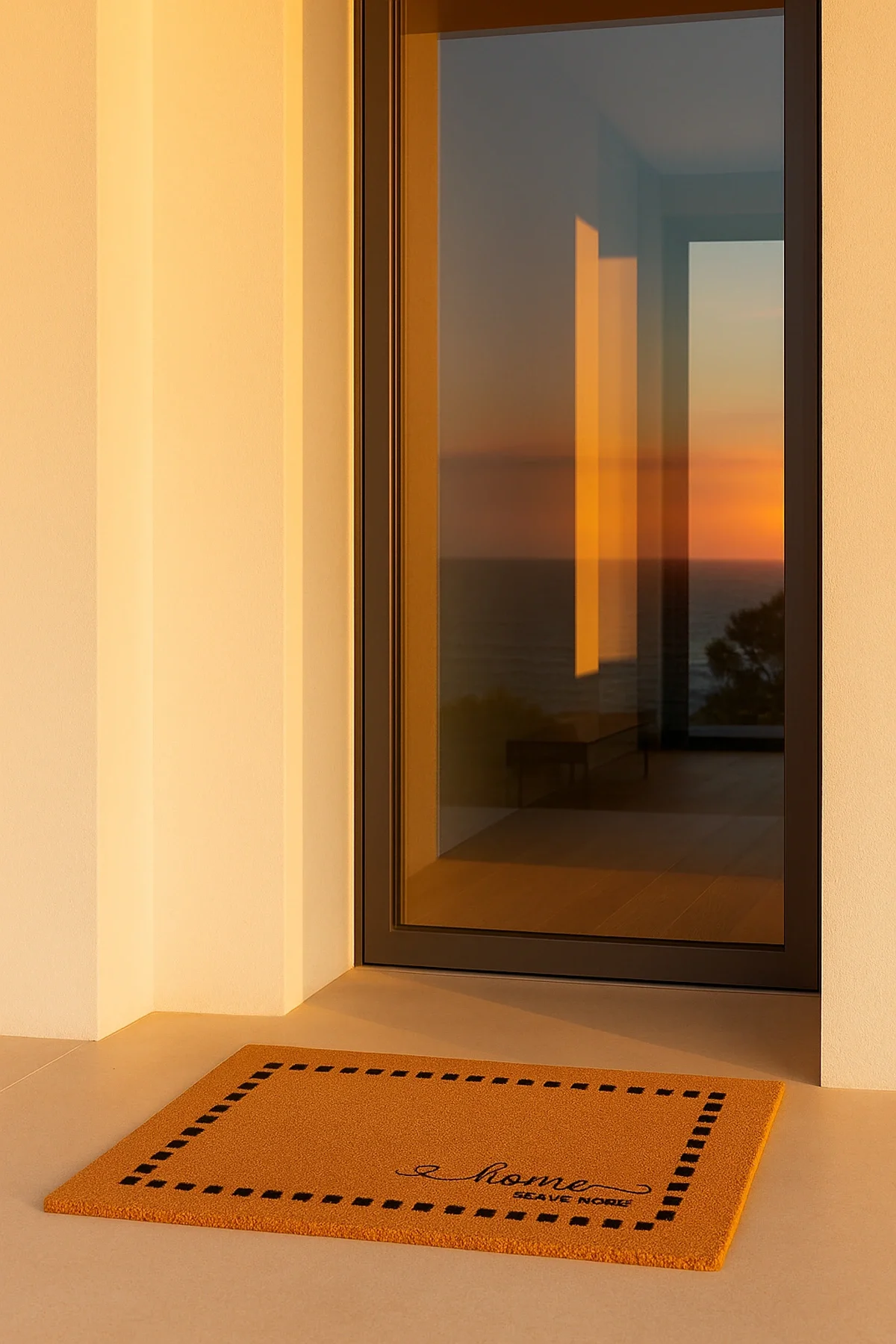 Valerine Life Velür Coco Dokulu Welcome Hoş Geldiniz Kapı Önü Dış Mekan Paspası 45x70cm 27YCM260116