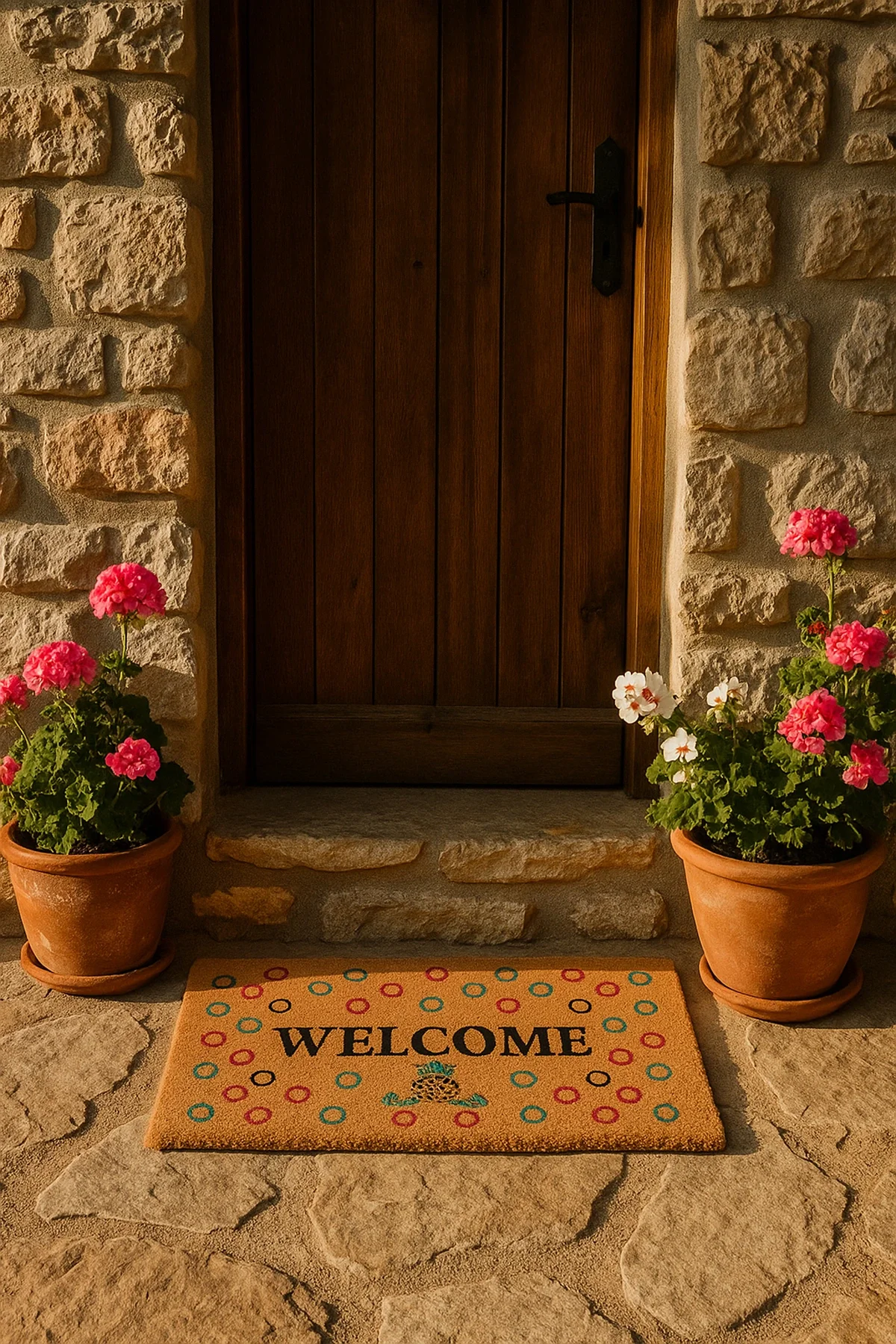 Valerine Life Velür Coco Dokulu Welcome Hoş Geldiniz Kapı Önü Dış Mekan Paspası 45x70cm 27YCM260117