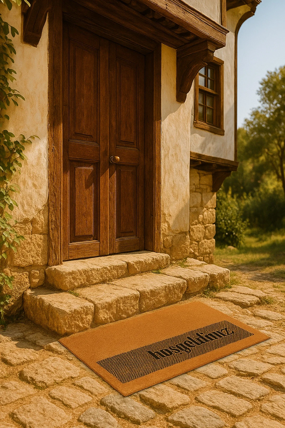 Valerine Life Velür Coco Dokulu Welcome Hoş Geldiniz Kapı Önü Dış Mekan Paspası 45x70cm 27YCM260120