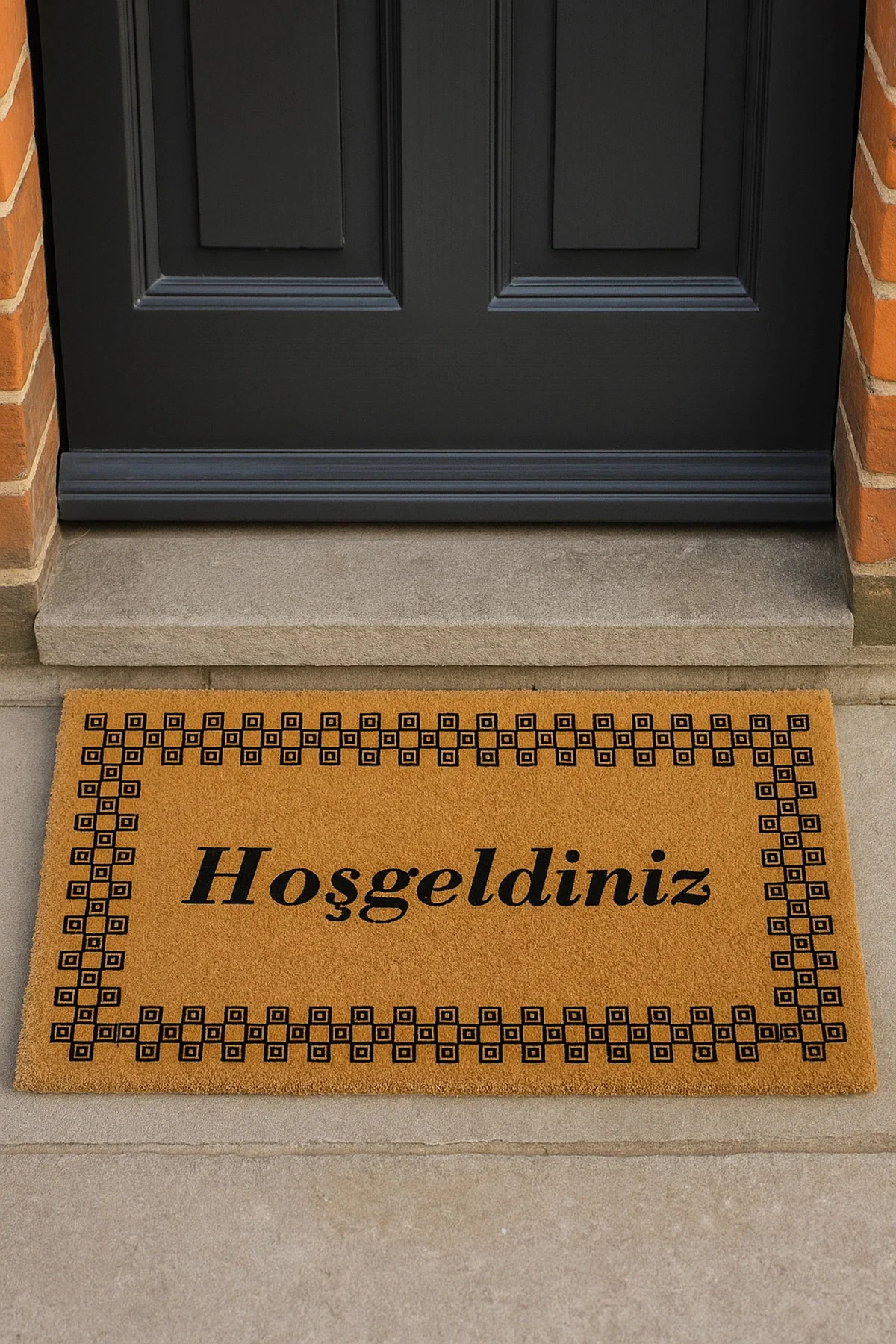 Valerine Life Velür Coco Dokulu Welcome Hoş Geldiniz Kapı Önü Dış Mekan Paspası 45x70cm 27YCM260128