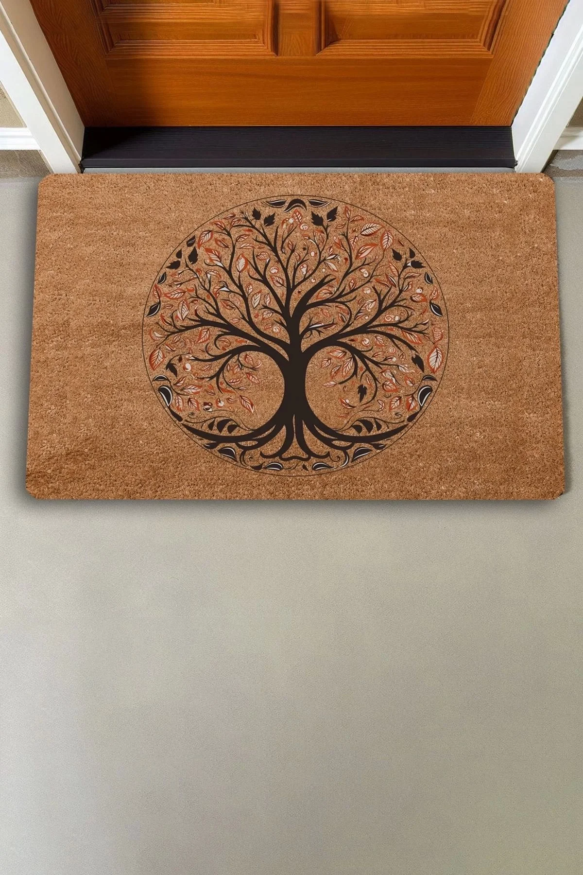 Valerine Life Vintage Ceviz Ağacı Kapı Önü Paspası 45x70cm