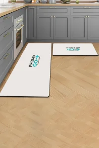 Promix Go Kişiye İsme Aileye Özel Tasarım Private Label New Design Tezgah Önü Paspası İkili Kilim Takımı 50x70cm / 50x130cm