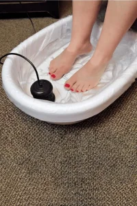 MivelaCure Pedikür Ayak Banyosu Galoşu Tek Kullanımlık Şeffaf Spa Masaj Küvet Poşeti 80x82cm 50 Ad.