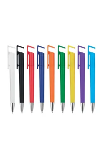 Promix Go 30196 Telefon Standlı Çevirmeli Tükenmez Kalem UV Baskılı Promosyon Logolu Reklam Hediyelik Kalem 20PXK251004