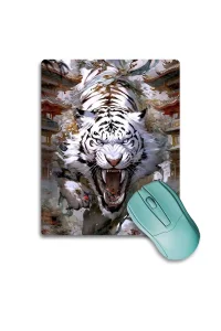 SonicTouch Çin Beyaz Kaplanı (White Tigger) Kaydırmaz Gaming Oyuncu Dikişsiz Mouse Pad17x21cm