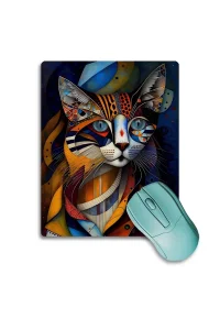 SonicTouch Dragon Li Kedi Figürlü Rengarenk Kaydırmaz Gaming Oyuncu Dikişsiz Mouse Pad17x21cm