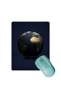 SonicTouch Dünya Desenli Kaydırmaz Gaming Oyuncu Masaüstü Dikişsiz Mouse Pad 17x21cm
