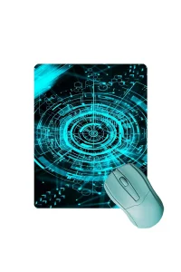SonicTouch Fütüristik Yeşil Gaming Oyuncu Masaüstü Dikişsiz Mouse Pad Altlığı 17x21cm