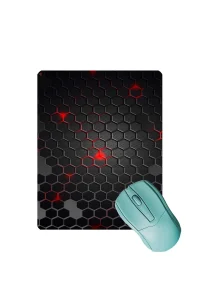 SonicTouch Siyah Petek Desenli Kaydırmaz Gaming Oyuncu Masaüstü Dikişsiz Mouse Pad 17x21cm