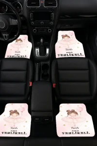 SonicTouch Universal Oto Araba Paspası Takımı Dijital Baskılı Her Araca Uyumlu Yıkanabilir 22OPD251104