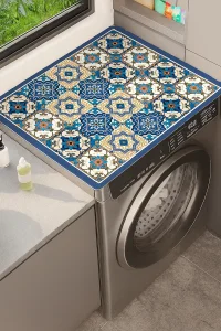 Valerine Life Çamaşır ve Kurutma Makinesi Üstü Düzenleyici Matı Örtüsü Kaymaz Sıvı Geçirmez 27CMD251003