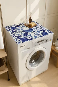 Valerine Life Çamaşır ve Kurutma Makinesi Üstü Düzenleyici Matı Örtüsü Kaymaz Sıvı Geçirmez 27CMD251018